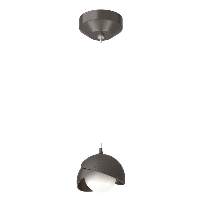 Hubbardton Forge - 161183-SKT-STND-14-14-GG0711 - One Light Mini Pendant - Brooklyn - Oil Rubbed Bronze