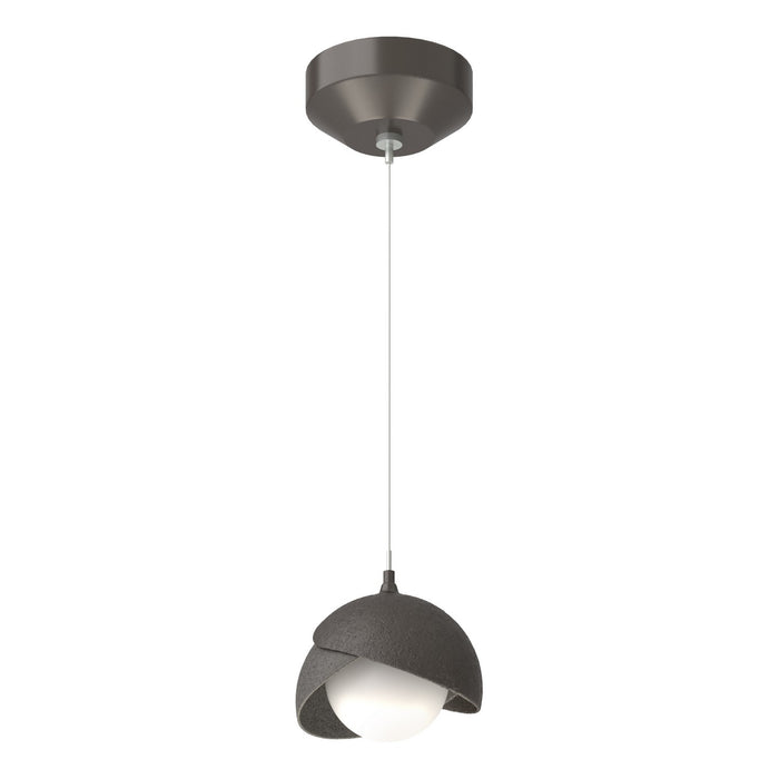 Hubbardton Forge - 161183-SKT-STND-14-20-GG0711 - One Light Mini Pendant - Brooklyn - Oil Rubbed Bronze