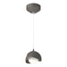 Hubbardton Forge - 161183-SKT-STND-20-07-GG0711 - One Light Mini Pendant - Brooklyn - Natural Iron