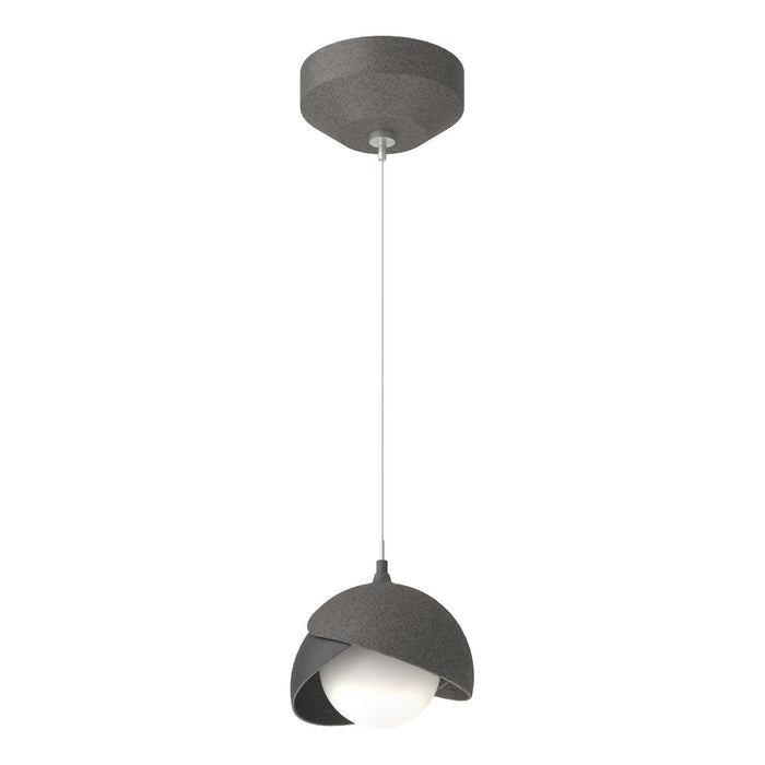 Hubbardton Forge - 161183-SKT-STND-20-10-GG0711 - One Light Mini Pendant - Brooklyn - Natural Iron
