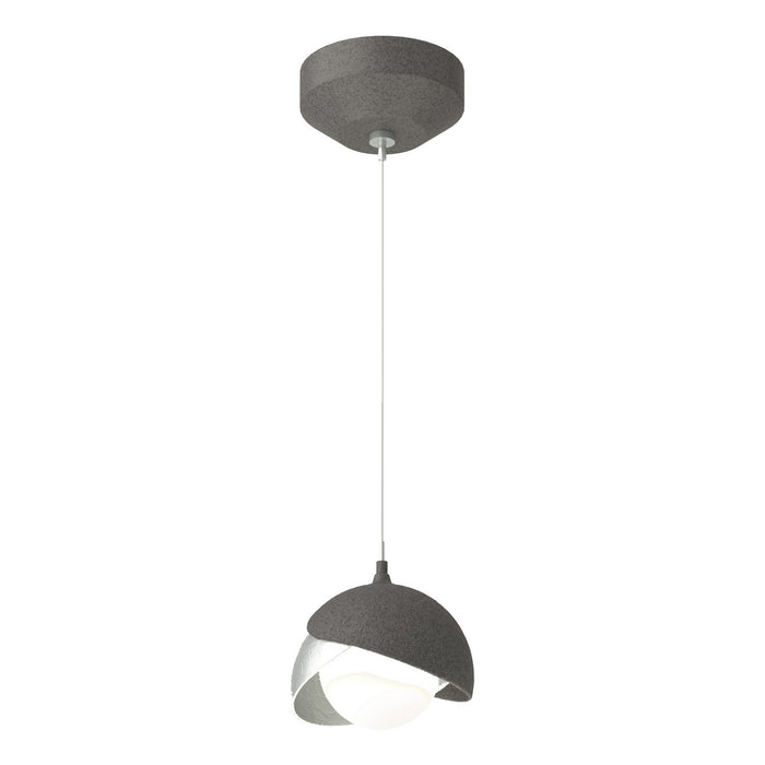 Hubbardton Forge - 161183-SKT-STND-20-82-GG0711 - One Light Mini Pendant - Brooklyn - Natural Iron