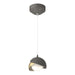 Hubbardton Forge - 161183-SKT-STND-20-86-GG0711 - One Light Mini Pendant - Brooklyn - Natural Iron