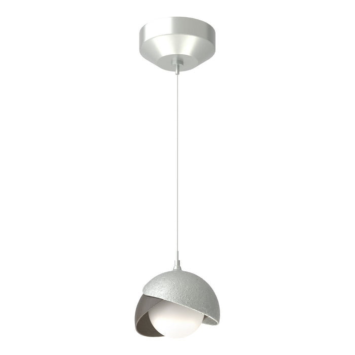 Hubbardton Forge - 161183-SKT-STND-82-07-GG0711 - One Light Mini Pendant - Brooklyn - Vintage Platinum