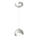 Hubbardton Forge - 161183-SKT-STND-82-82-GG0711 - One Light Mini Pendant - Brooklyn - Vintage Platinum