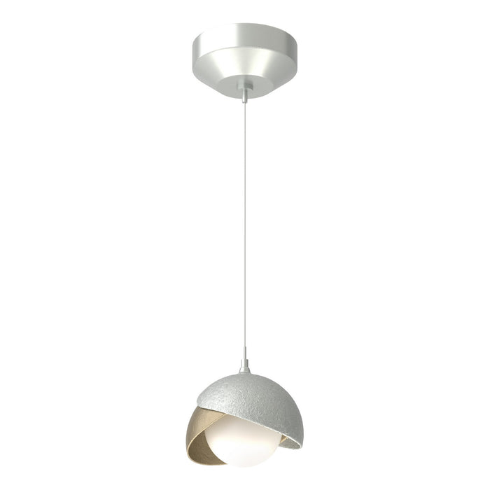 Hubbardton Forge - 161183-SKT-STND-82-84-GG0711 - One Light Mini Pendant - Brooklyn - Vintage Platinum