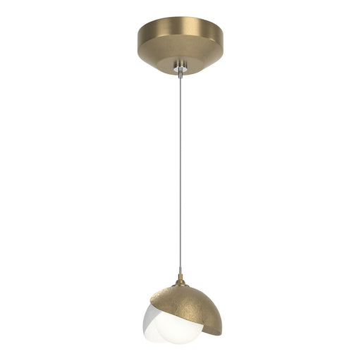Brooklyn One Light Pendant Soft Gold