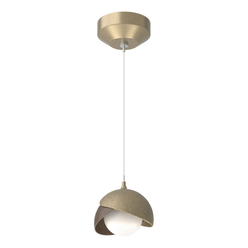 Brooklyn One Light Mini Pendant Soft Gold