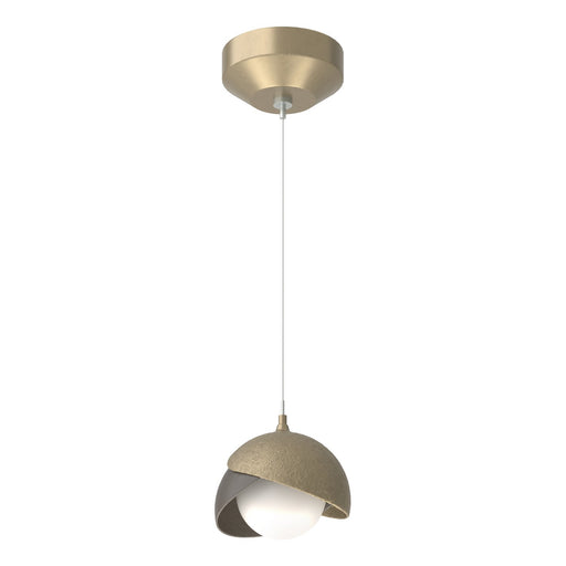 Brooklyn One Light Mini Pendant Soft Gold