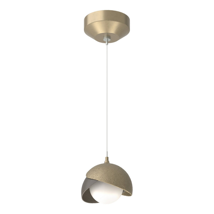 Hubbardton Forge - 161183-SKT-STND-84-07-GG0711 - One Light Mini Pendant - Brooklyn - Soft Gold