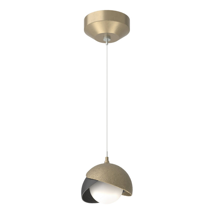 Hubbardton Forge - 161183-SKT-STND-84-10-GG0711 - One Light Mini Pendant - Brooklyn - Soft Gold