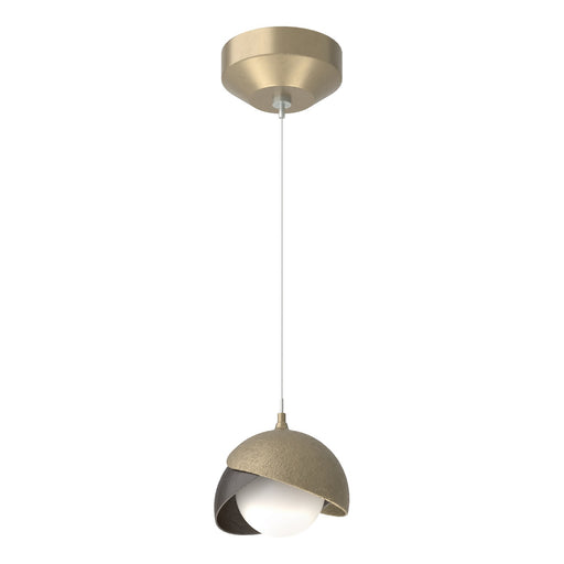 Brooklyn One Light Mini Pendant Soft Gold
