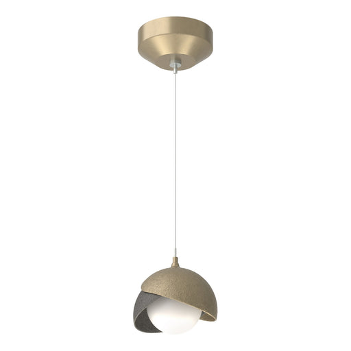 Brooklyn One Light Mini Pendant Soft Gold