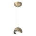 Hubbardton Forge - 161183-SKT-STND-84-20-GG0711 - One Light Mini Pendant - Brooklyn - Soft Gold
