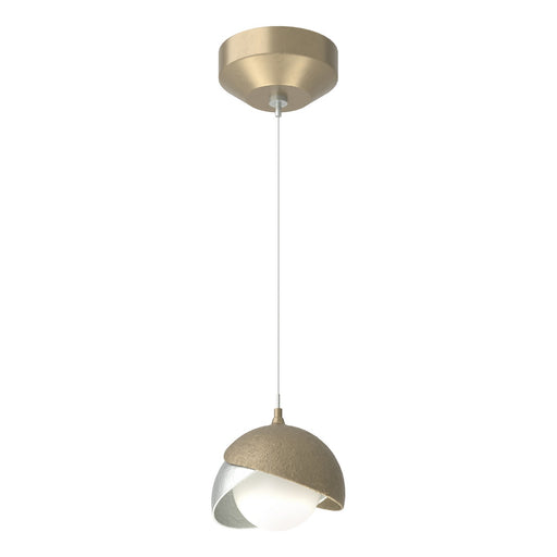 Brooklyn One Light Mini Pendant Soft Gold