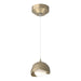 Hubbardton Forge - 161183-SKT-STND-84-84-GG0711 - One Light Mini Pendant - Brooklyn - Soft Gold