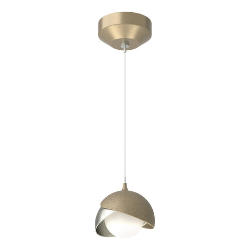 Brooklyn One Light Mini Pendant Soft Gold