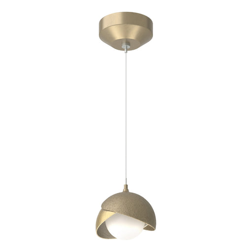 Brooklyn One Light Mini Pendant Soft Gold