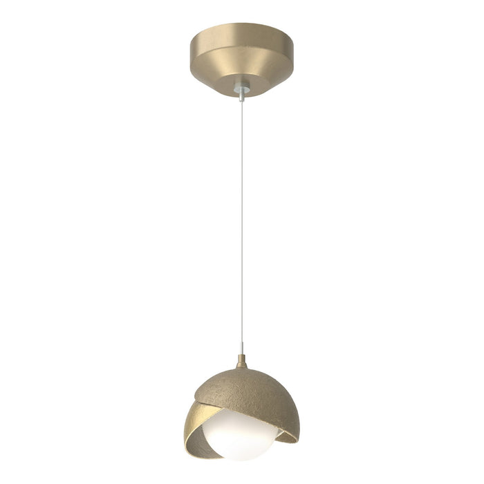 Hubbardton Forge - 161183-SKT-STND-84-86-GG0711 - One Light Mini Pendant - Brooklyn - Soft Gold