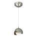 Hubbardton Forge - 161183-SKT-STND-85-05-GG0711 - One Light Mini Pendant - Brooklyn - Sterling