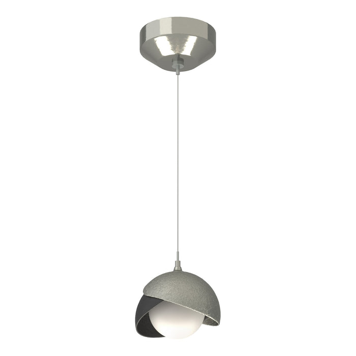 Hubbardton Forge - 161183-SKT-STND-85-10-GG0711 - One Light Mini Pendant - Brooklyn - Sterling