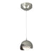 Hubbardton Forge - 161183-SKT-STND-85-14-GG0711 - One Light Mini Pendant - Brooklyn - Sterling