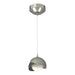 Hubbardton Forge - 161183-SKT-STND-85-20-GG0711 - One Light Mini Pendant - Brooklyn - Sterling