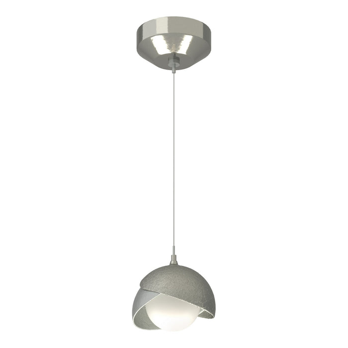 Hubbardton Forge - 161183-SKT-STND-85-82-GG0711 - One Light Mini Pendant - Brooklyn - Sterling