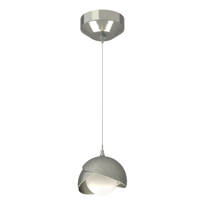 Hubbardton Forge - 161183-SKT-STND-85-85-GG0711 - One Light Mini Pendant - Brooklyn - Sterling