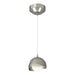 Hubbardton Forge - 161183-SKT-STND-85-85-GG0711 - One Light Mini Pendant - Brooklyn - Sterling
