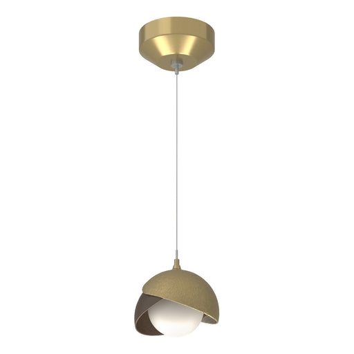 Brooklyn One Light Mini Pendant Modern Brass