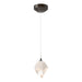 Hubbardton Forge - 161188-SKT-STND-14-WP0754 - LED Pendant - Chrysalis - Oil Rubbed Bronze