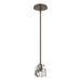 Hubbardton Forge - 181061-SKT-MULT-05-CR - One Light Pendant - Gatsby - Bronze