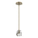 Hubbardton Forge - 181061-SKT-MULT-84-CR - One Light Pendant - Gatsby - Soft Gold