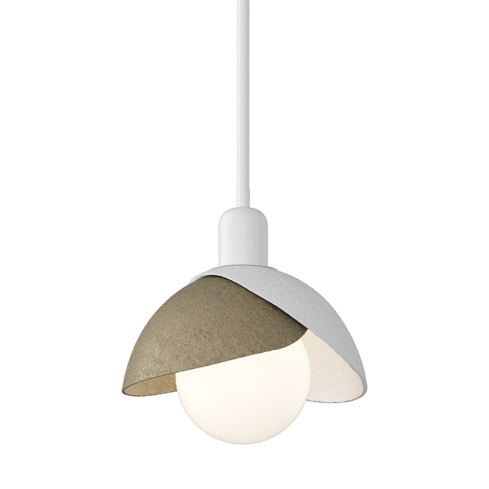 Hubbardton Forge - 181183-SKT-MULT-02-84 - One Light Pendant - Brooklyn - White