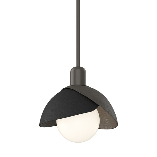 Brooklyn One Light Pendant Dark Smoke