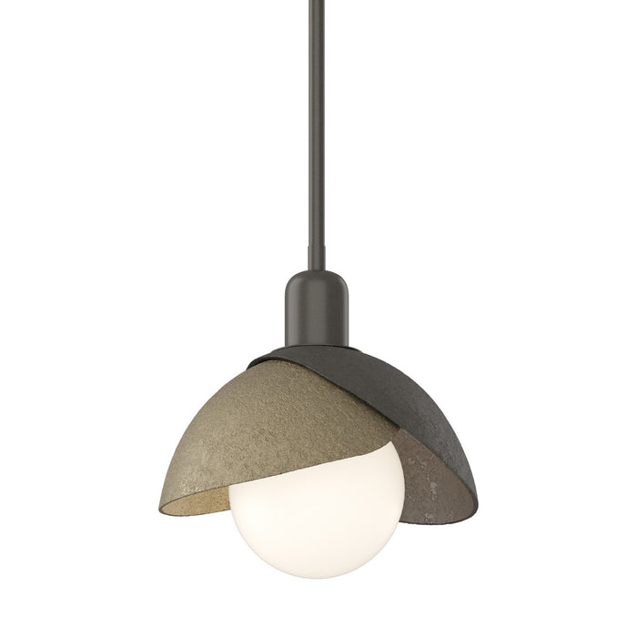 Hubbardton Forge - 181183-SKT-MULT-07-84 - One Light Pendant - Brooklyn - Dark Smoke