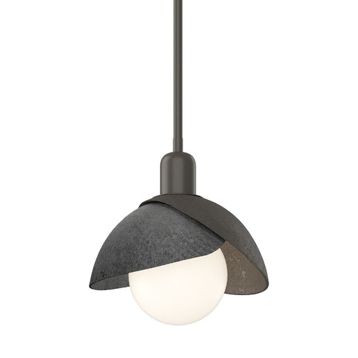 Brooklyn One Light Pendant Dark Smoke