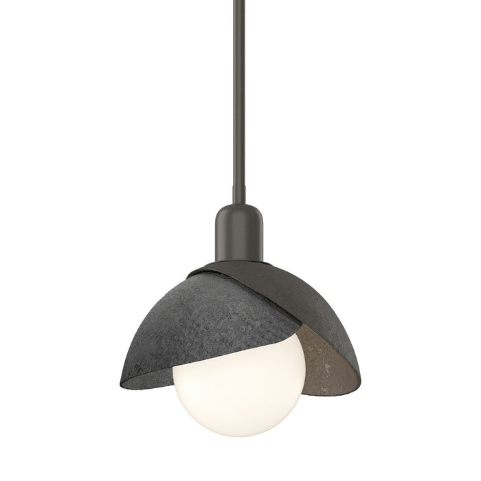 Hubbardton Forge - 181183-SKT-MULT-07-89 - One Light Pendant - Brooklyn - Dark Smoke