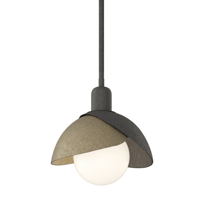 Hubbardton Forge - 181183-SKT-MULT-20-84 - One Light Pendant - Brooklyn - Natural Iron