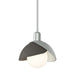 Hubbardton Forge - 181183-SKT-MULT-82-07 - One Light Pendant - Brooklyn - Vintage Platinum