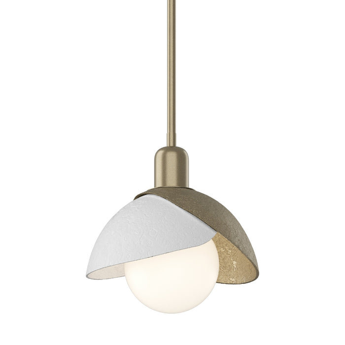 Hubbardton Forge - 181183-SKT-MULT-84-02 - One Light Pendant - Brooklyn - Soft Gold