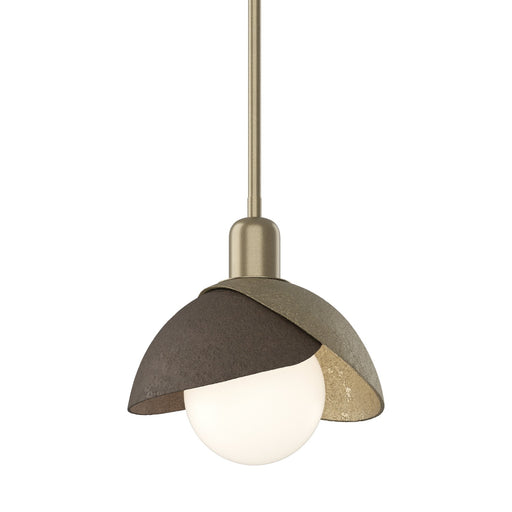 Brooklyn One Light Pendant Soft Gold