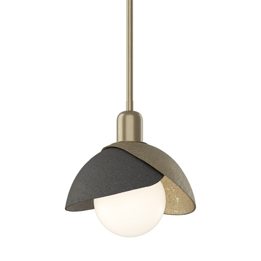 Brooklyn One Light Pendant Soft Gold