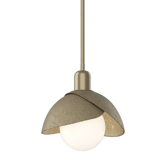 Hubbardton Forge - 181183-SKT-MULT-84-84 - One Light Pendant - Brooklyn - Soft Gold
