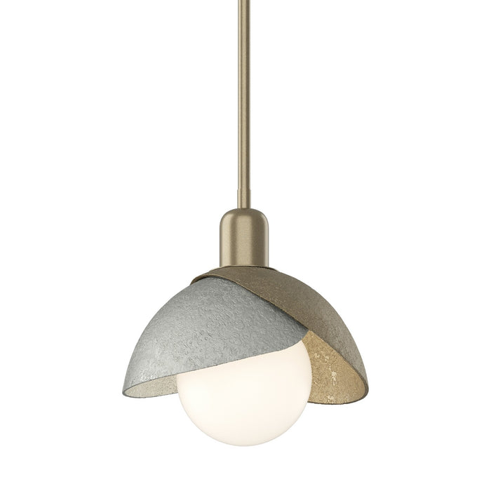 Hubbardton Forge - 181183-SKT-MULT-84-85 - One Light Pendant - Brooklyn - Soft Gold