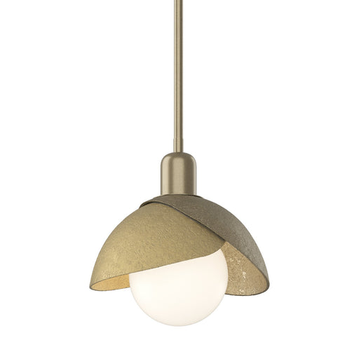 Brooklyn One Light Pendant Soft Gold