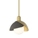 Hubbardton Forge - 181183-SKT-MULT-86-07 - One Light Pendant - Brooklyn - Modern Brass