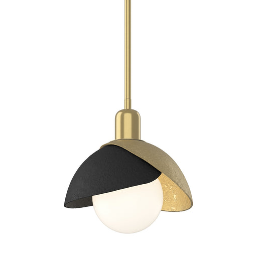 Brooklyn One Light Pendant Modern Brass