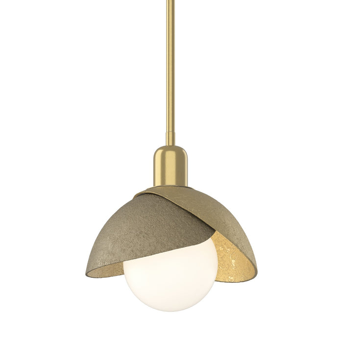 Hubbardton Forge - 181183-SKT-MULT-86-84 - One Light Pendant - Brooklyn - Modern Brass