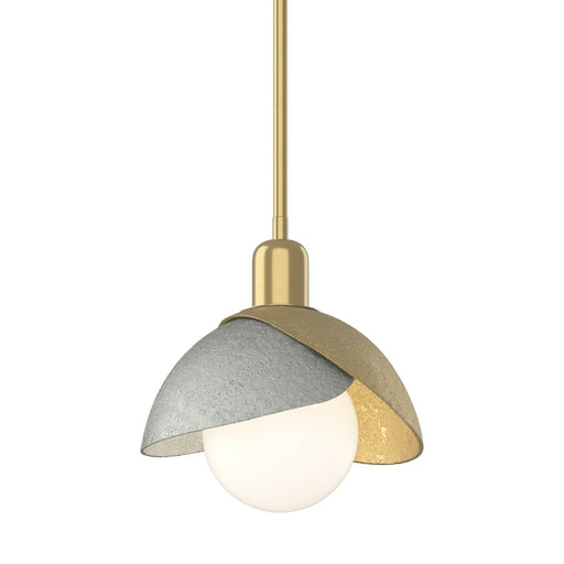 Brooklyn One Light Pendant Modern Brass